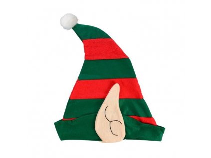 Čepice elf - skřítek - Vánoce