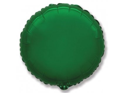Balón foliový 45 cm Kulatý zelený