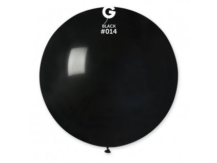 Balón latex 80 cm - černý 1 ks