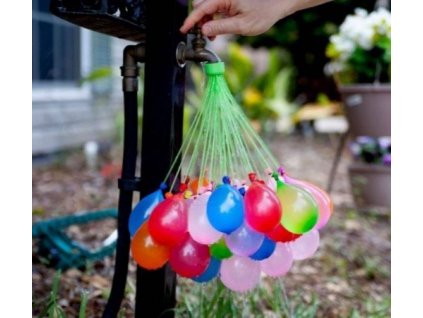 VODNÍ BOMBY - vodní balónky - 1 svazek - 37 balónků