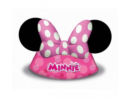 Papírové kloboučky myška - Minnie Happy Helpers - 6 ks