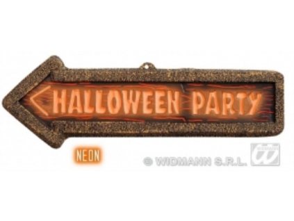 Šipka - směrovka 3D Halloween party - 56 cm