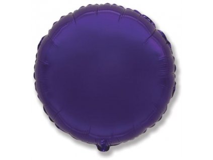 Balón foliový 45 cm Kulatý fialový