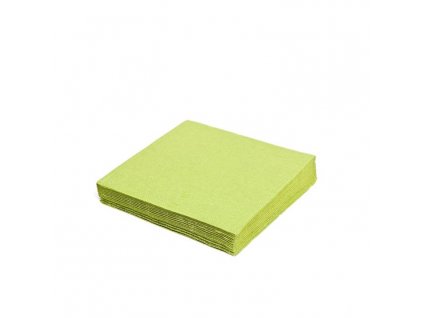 Ubrousky 33x33 cm žluto zelené - 20 ks - třívrstvé PARTY