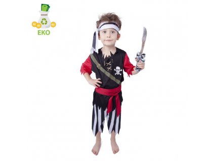 Dětský kostým Pirát s šátkem vel.(S) EKO