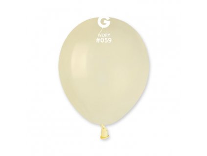 Balónek latexový MINI - 13 cm – Slonová kost 1 KS