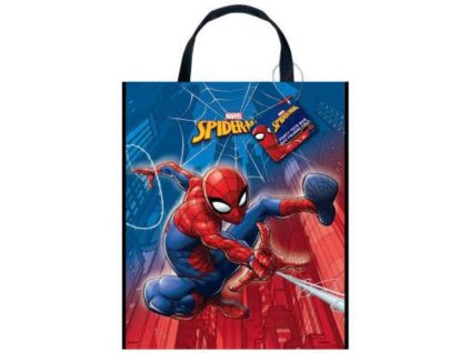 Dárková taška SPIDERMAN - plastová 28 x 33,5 cm