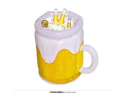 Nafukovací pivo - pivní korbel na nápoje - Oktoberfest - 45x30 cm