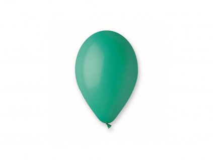 Balonky 1 ks 26 cm TAMVĚ ZELENÁ pastelové