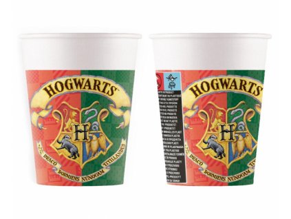 Plastové kelímky -  Harry Potter 8 ks, 200ml