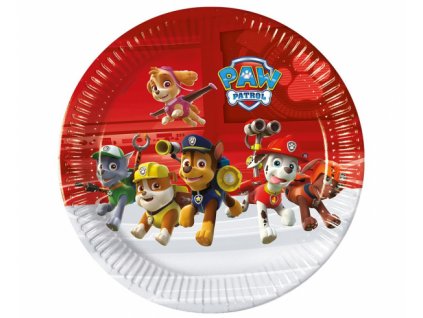 Talíře Paw Patrol - Tlapková Patrola 23 cm, 8ks