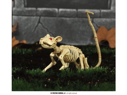 Dekorace kostra - KRYSA - Halloween - 20 cm