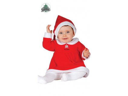 Dětský kostým paní Santová - Mikuláš - Vánoce - vel. 12-18 měsíců