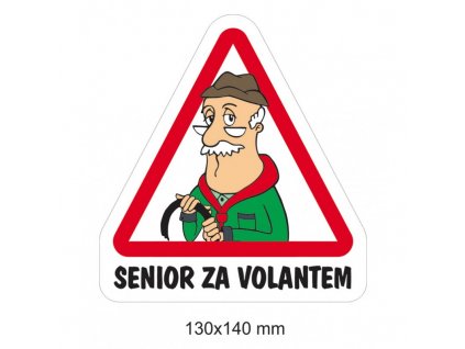 magnet senior za volantem