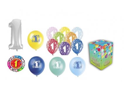 HELIUM SADA 1.NAROZENINY VELKÁ OSLAVA KLUK - 400 L