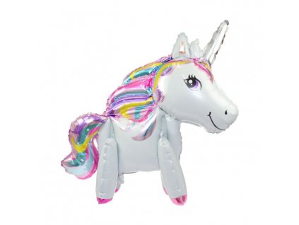 Balón foliový Jednorožec - Unicorn - 55 cm (NELZE PLNIT HELIEM)