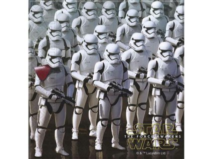Ubrousky STAR WARS - Hvězdné Války - The Force Awaknes - 33x33 cm - 20 ks