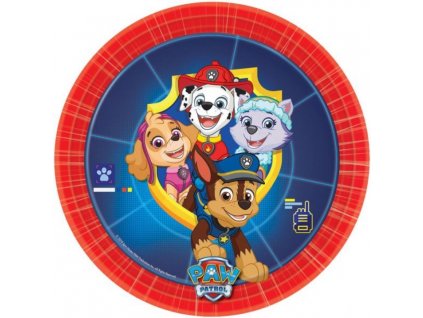 Talíře Paw Patrol - Tlapková patrola 18 cm , 8ks