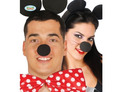 Černý pěnový nos - Mickey - 5 cm
