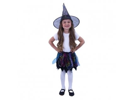 Kostým čarodějnice - Halloween - vel. 3-10 let