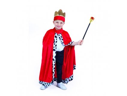 Dětský kostým král - královský plášť