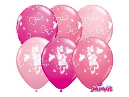 Balónky myška Minnie 30 cm  - 1 ks