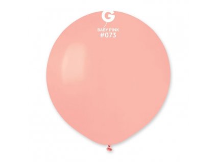 Balónek latexový 48 cm – Pastelový baby růžová 1 KS