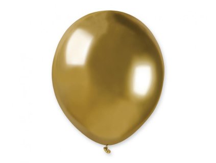 Balónek chromovaný MINI - 13 cm - lesklý zlatý - 1ks
