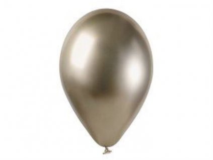 Balónek chromovaný 1 KS lesklý prosecco - 33 cm