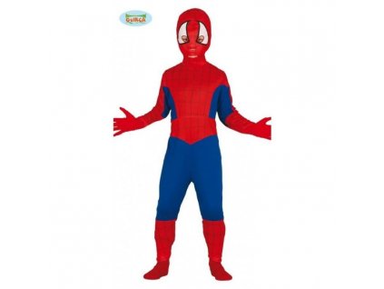 Děstký KOSTÝM - SPIDER BOY - vel. 7-9 let