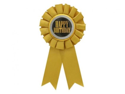 Narozeninová brož - Happy birthday - narozeniny - placka