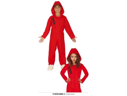 Dětský kostým - La Casa de Papel - Papírový dům - vel. (14-16 let)