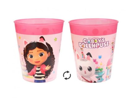 Plastový kelímek Gábinin kouzelný domeček - Gabby's Dollhouse - 250 ml - 1 ks