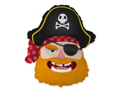 Balon foliový 86 cm - Pirát hlava