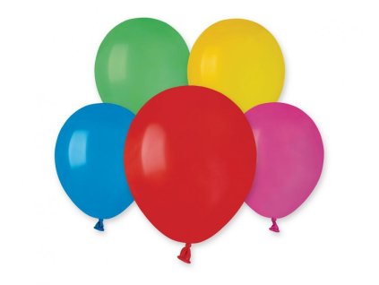 Balónek latexový MINI - 13 cm –  Barevné 100 KS