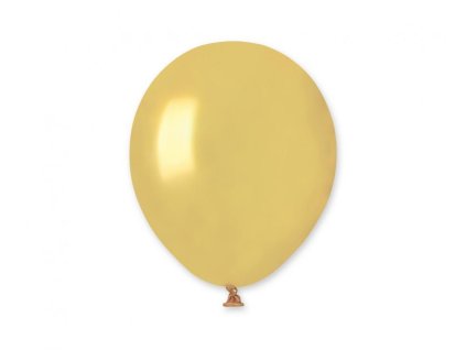 Balónek latexový MINI - 13 cm –  Zlatý dorato 100 KS