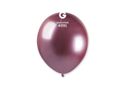 Balónek latexový MINI - 13 cm – Chrom růžové 100 KS