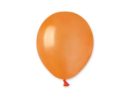Balónek latexový metalický MINI - 13 cm – Oranžové 1 KS