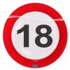 Talíře dopravní značka 18 let , 23cm 8 ks/bal.