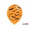 Balónky netopýři - oranžové - HALLOWEEN - 30cm - 1 ks