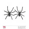 Náušnice pavouci černí - čarodějnice - Halloween - 2 ks