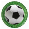 Papírové talíře FOTBAL 23 cm, 8 ks