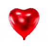 Foliový balón srdce červené - Valentýn - 72 cm