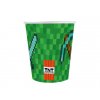 Papírové kelímky Pixel - Minecraft - 250 ml - 6ks