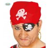 Sada pirát - šátek, náušnice a páska na oko - unisex