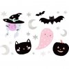 Dočasné tetování - dětské - Halloween - Čarodějnice - 20 ks