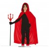 Kostým - dětský červený plášť s kapucí - 100 cm