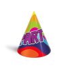 klobouček karnevalový 6ks 16cm papírový mix č.6 1042019