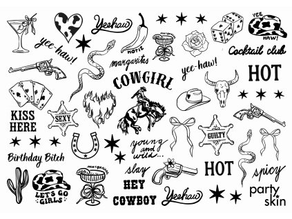 Párty tetování - Rodeo