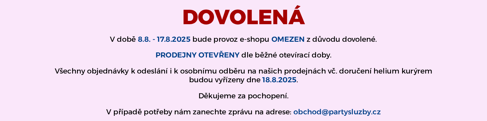 Dovolená
